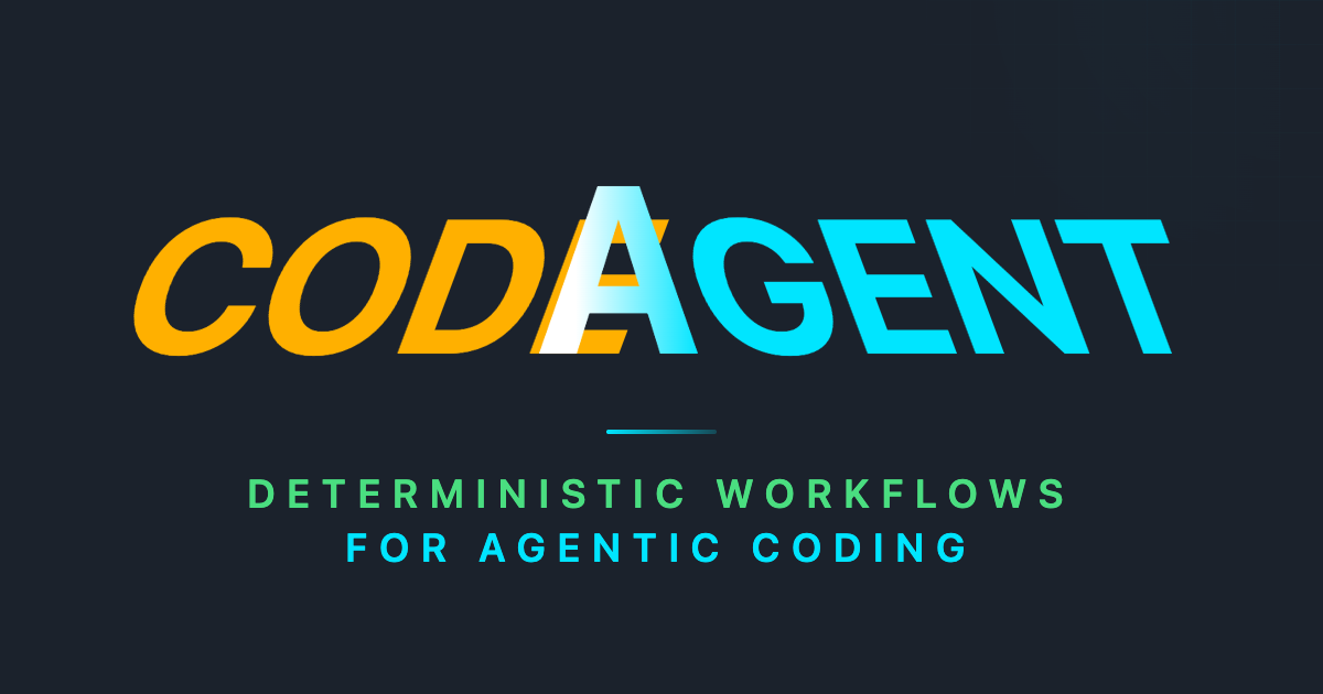 Codagent: Deterministic Workflows for Agentic Coding